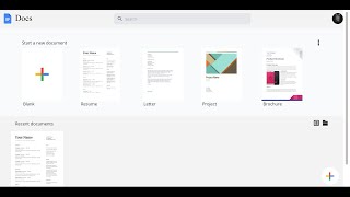 Google Docs Clone using React js and tailwind css