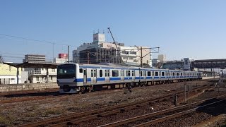 JR水戸線　E531系小山行　下館駅発車　20160226