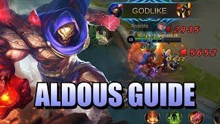 ALDOUS ITEM BUILD AND SKILL GUIDE MOBILE LEGENDS
