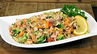 No Mayo Pasta and Tuna Salad Recipe