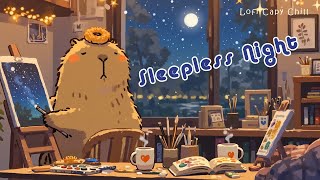 Sleepless Night🌙 Winter Night Lofi to Stop Overthinking and Relax ~ [Sleep, Relax, Study, Chill]