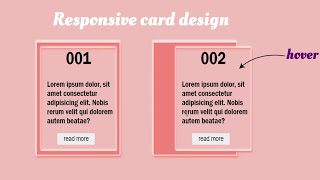 Responsive neumorphism card hover effects using HTML CSS