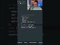 Clean up your code using object destructuring in Javascript #shorts