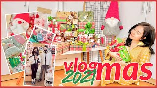 Chọn quà Giáng Sinh - Gợi ý mix set quà, tự gói quà cực xinh🎁🎅🏼| #vlogmas2021