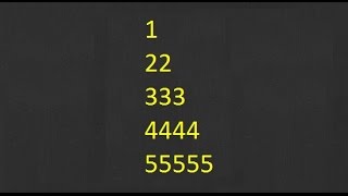 Numeric Pattern In Java - 2