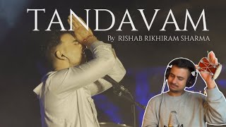 TANDAVAM - Rishab Rikhiram Sharma | Shiva Tandava Strotram Reaction Video By @Brown2munde