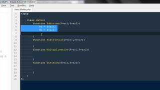 OOP in Php Part 2 :- Writing your first Class