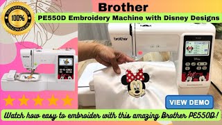 WATCH AND LEARN HOW EASY TO THREAD AND EMBROIDER WITH BROTHER PE550D EMBROIDERY MACHINE#brotherpe550