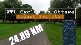 WTL Cycles 24 KM in Ottawa, August 19, 2024 4K