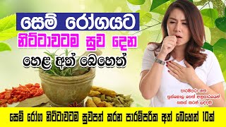 උගුරේ සෙම නිට්ටාවටම සුවපත් කලහැකි පාරම්පරික හෙළ අත් බෙහෙත් | How to Clear Your Throat of Mucus