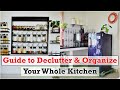 24 Categories to Declutter & Organize in Your Kitchen | Decluttering Room by Room Series 1