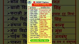 भारतीय स्वतंत्रता के प्रमुख आंदोलन व उनके नेता #trending #exam #sscgd #khansir #ncert #gk #india #yt