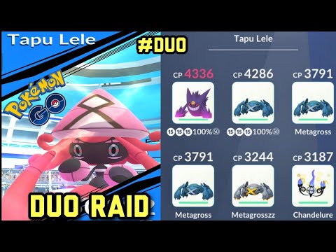 Pokémon Go – Duo Raid Tapu Lele – Hardest Moveset Gen 7 Powerful Legendary