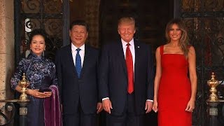 Trump welcomes Chinese President Xi Jinping to Mar-a-Lago