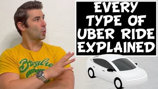 EVERY Type of Uber Ride Explained on the Uber App Tutorial