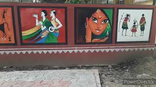 wall painting ideas #How to draw wall painting #papu Art # painting ideas