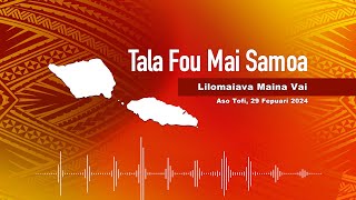Radio Samoa - News from Samoa (29 FEB 2024)