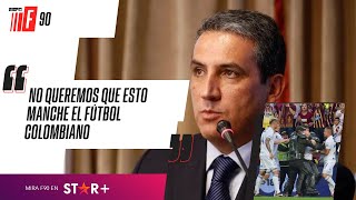 Felipe Jaramillo: “No queremos que esto manche el fútbol en Colombia”