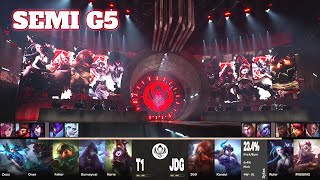 JDG vs T1 - Game 5 | upper Semi Final LoL MSI 2023 Main Stage | JD Gaming vs T1 G5 full game