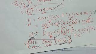 SPANNING SET THEOREM 5th sem maths important question