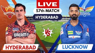 🔴 Live IPL: SRH vs LSG Live Match, Hyderabad vs Lucknow | IPL Live Scores & Commentary #ipl2024