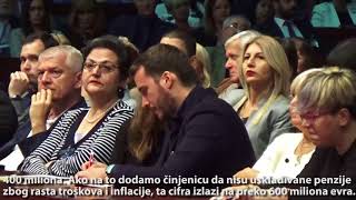 Dragan Šutanovac: Vratićemo sve otete penzije, svaki oteti dinar!