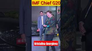 IMF Chief Kristalina Georgieva in Bharat G20 summit,#g20,#g20summit ,#g20#italy,#imf,#shorts,#viral