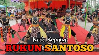 TARI PRAJURITAN KUDA KEPANG🔥RUKUN SANTOSO🔥LIVE, KANDANGAN WONOSOBO