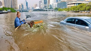 Drain Hero Saving the Street from Flooding Catastrophe