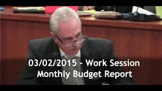 03/02/2015 - Monthly Financial Report - DeKalb Schools Board