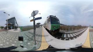 Last train station before North Korea.  Bakma Gogi Station.