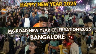 MG Road New Year Celebration 2025 #newyear2024 #newyearcelebration #mgroadbangalore #brigaderoad