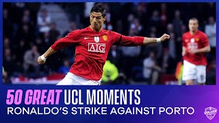 50 Great UCL Moments: Ronaldo's Insane Strike Against Porto in 2009 | CBS Sports Golazo