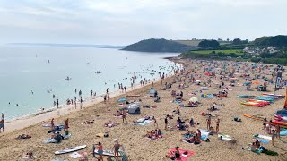 Walking Across The Sea In Falmouth, Cornwall — England