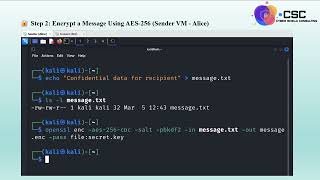 🔐 Symmetric Encryption with OpenSSL (VM-to-VM) | Complete Hands-On Tutorial 🔐