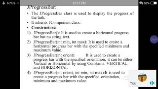 AJP : JProgressbar