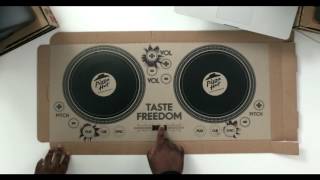 Pizza Hut Restaurants introduces the world's first playable DJ pizza box