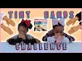 4 Tiny Hands Challenges - Eating, Drinking, Coloring & Stacking