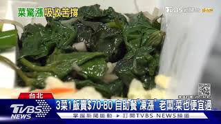 菜價知道嗎?全漲1倍起 「外送」小吃菜量少一半?｜TVBS新聞