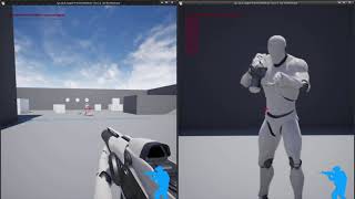 Video Game Prototype Portfolio - Ragdoll Syncronization in Multiplayer, FPS
