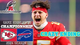 Chiefs vs. Bills FULL HIGHLIGHTS | 2024 AFC CHAMPIONSHIP