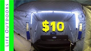 LED ice shack lights for under $10