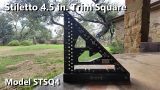 Using a Stiletto Trim Square - model  STSQ4