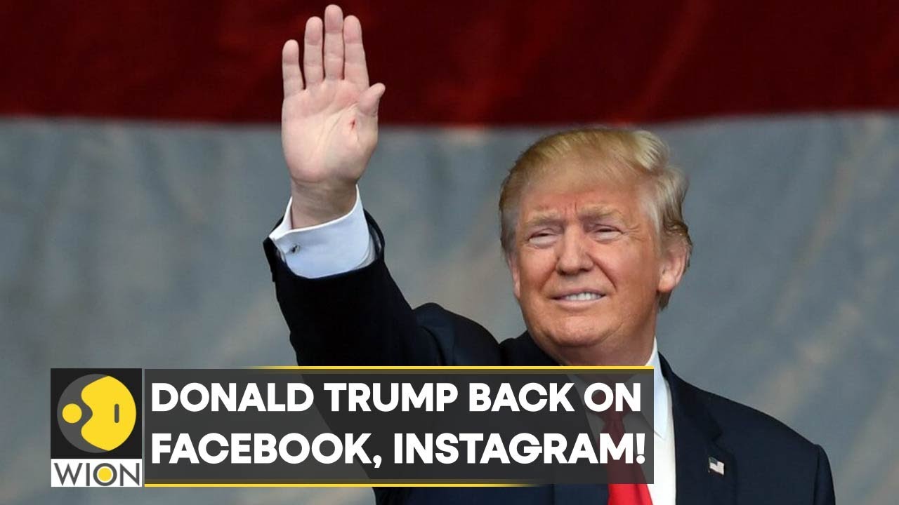 Former US Pres Donald Trump Back On Meta Platforms As It Reinstates His ...