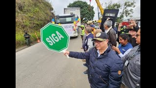 Presidente Petro entregó vía alterna a la Panamericana en zona rural de Rosas, Cauca