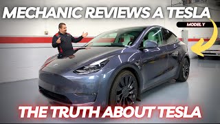 Mechanic Reviews a Tesla Model Y. The TRUTH About Tesla.