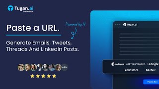 Tugan.ai Turn YouTube Videos and Articles into Content That Promotes Your Business