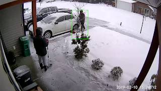 Feb 10 2019 Nanaimo snow storm timelapse.