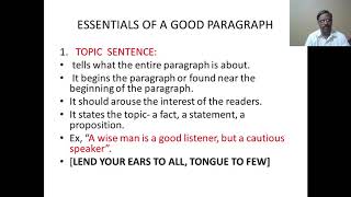 PARAGRAPH WRITING