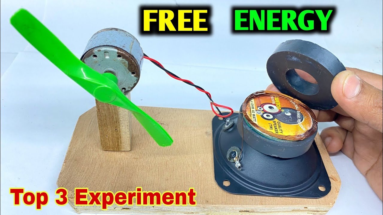 Amazing Experiment With Dc Motor And Magnet 2023 Dc Motor Project